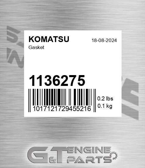 1136275 Gasket for KOMATSU