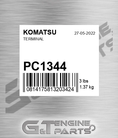PC1344 KOMATSU Terminal