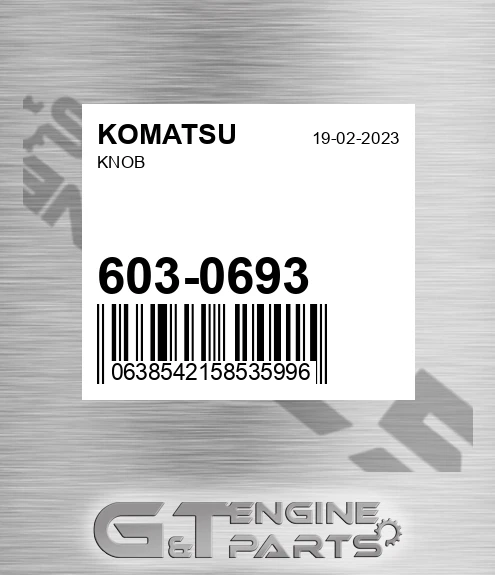 603-0693 Knob for KOMATSU