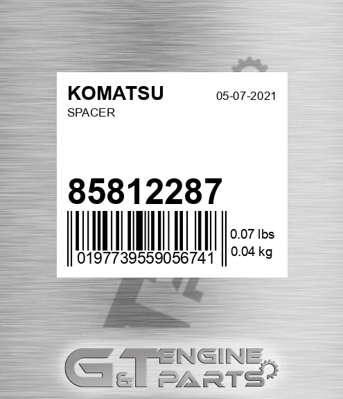 85812287 Spacer