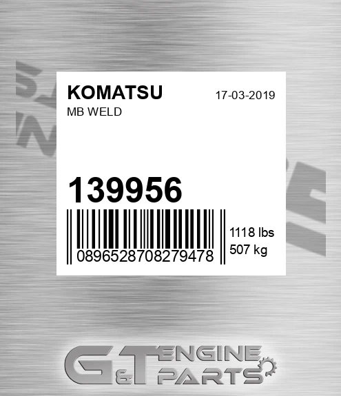139956 Mb Weld