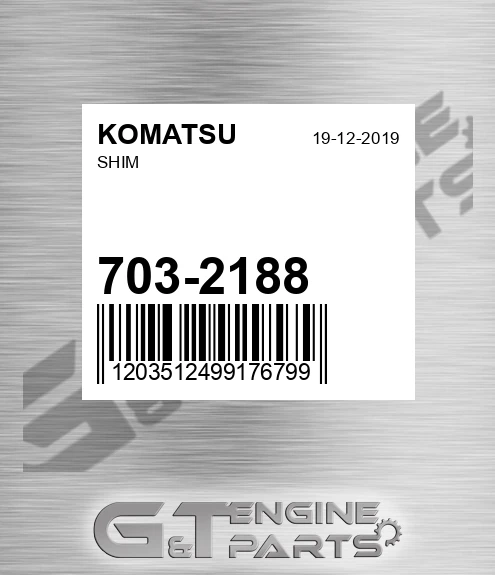 703-2188 Shim for KOMATSU