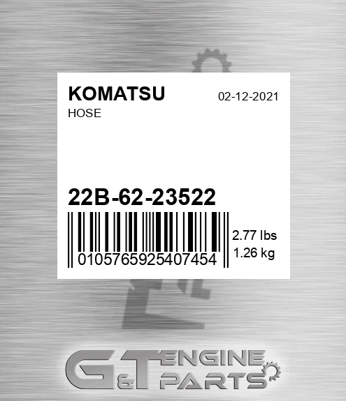 22B-62-23522 Hose for KOMATSU
