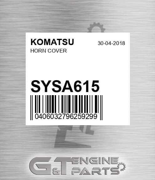 SYSA615 Horn Cover