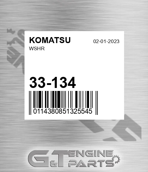 33-134 Wshr for KOMATSU