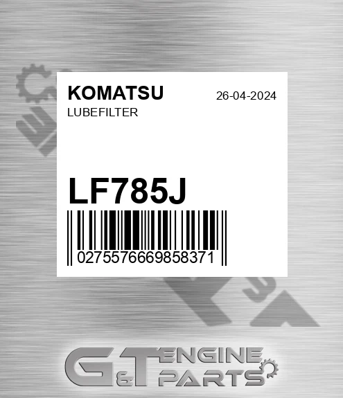LF785J Lubefilter