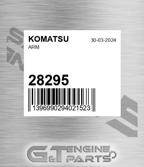28295 Arm for KOMATSU
