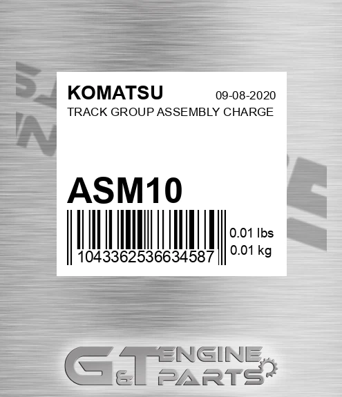 ASM10 Track Group Assembly Charge