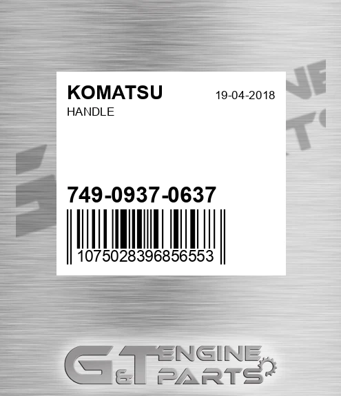 749-0937-0637 Handle
