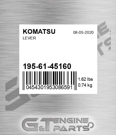 195-61-45160 Lever for KOMATSU