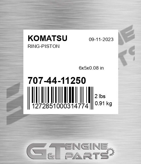 707-44-11250 Ring-piston for KOMATSU