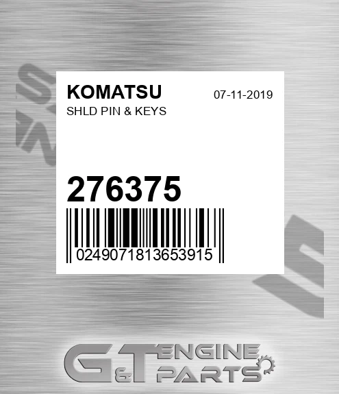 276375 Shld Pin & Keys