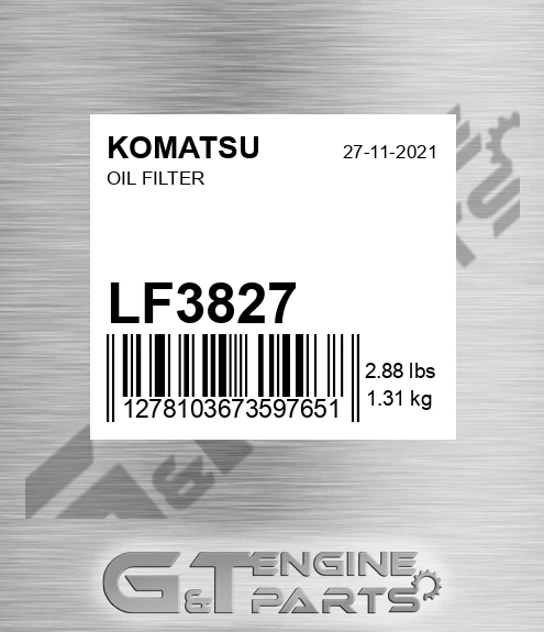 LF3827 Oil Filter