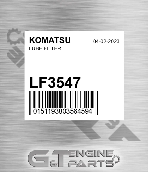 LF3547 Lube Filter