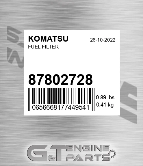 87802728 Fuel Filter