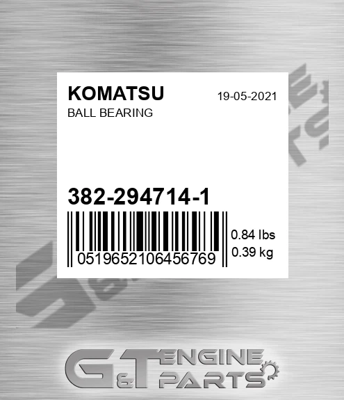 3822947141 Bearing for KOMATSU