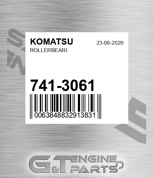 741-3061 Rollerbeari for KOMATSU