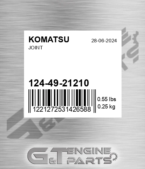 124-49-21210 Joint for KOMATSU