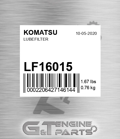 LF16015 Lubefilter