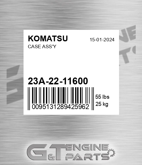 23A-22-11600 Case Ass'y for KOMATSU
