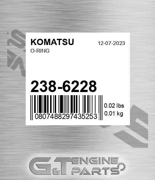 238-6228 O-ring