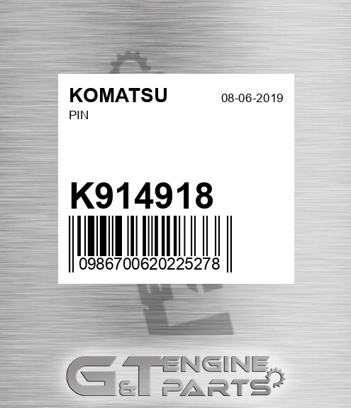 K914918 Pin