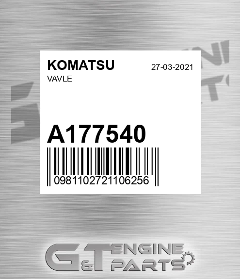 A177540 Vavle