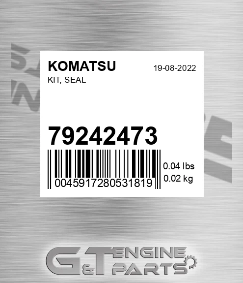 79242473 Kit, Seal for KOMATSU