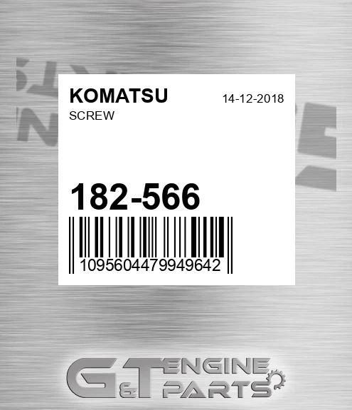 182-566 Screw for KOMATSU