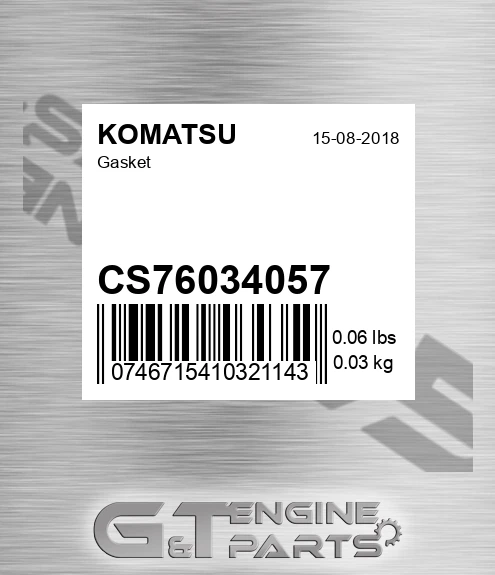 CS76034057 Gasket