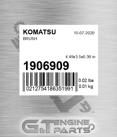 1906909 KOMATSU Brush