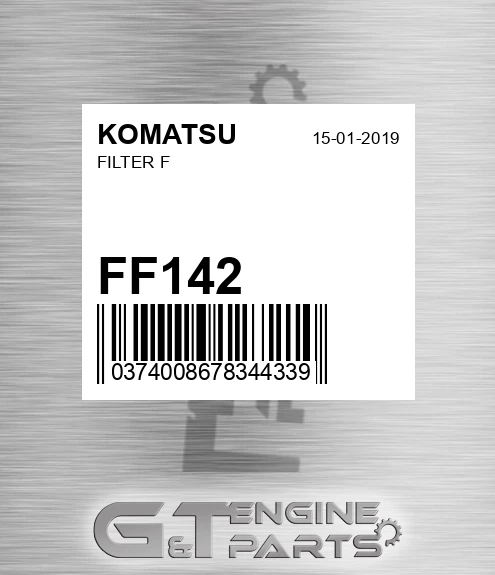FF142 KOMATSU Filter F