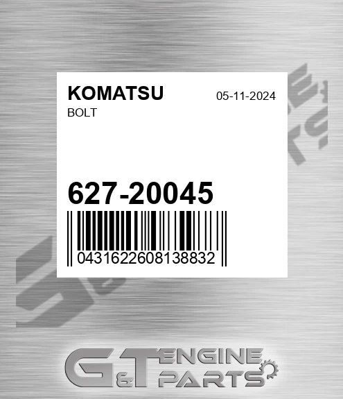 627-20045 Bolt
