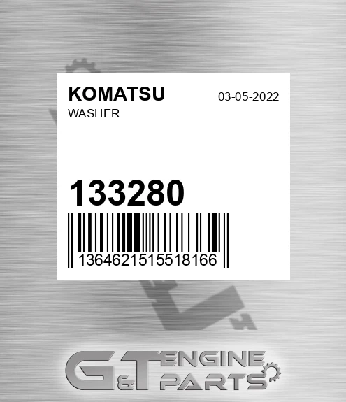 133280 KOMATSU Washer