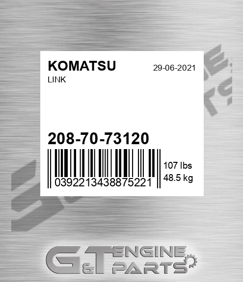 208-70-73120 Link for KOMATSU