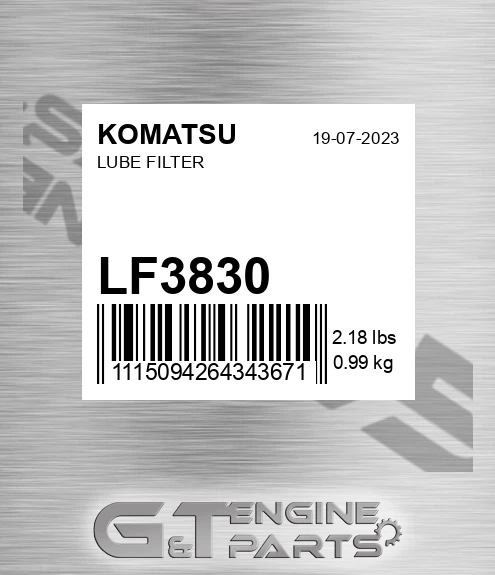 LF3830 Lube Filter