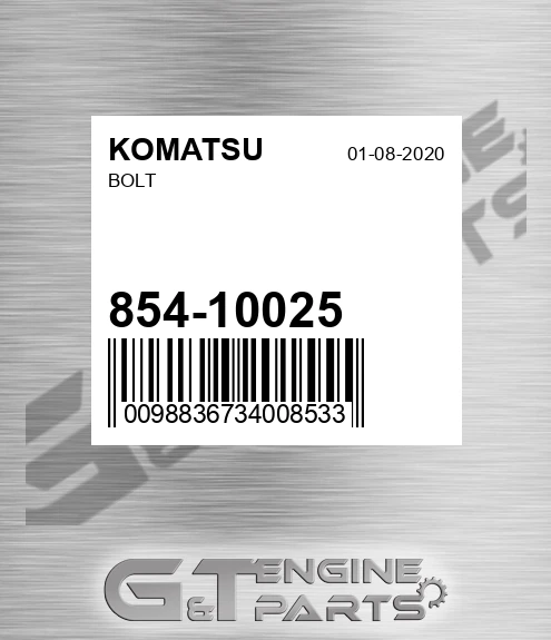 854-10025 Bolt