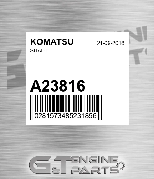 A23816 Shaft