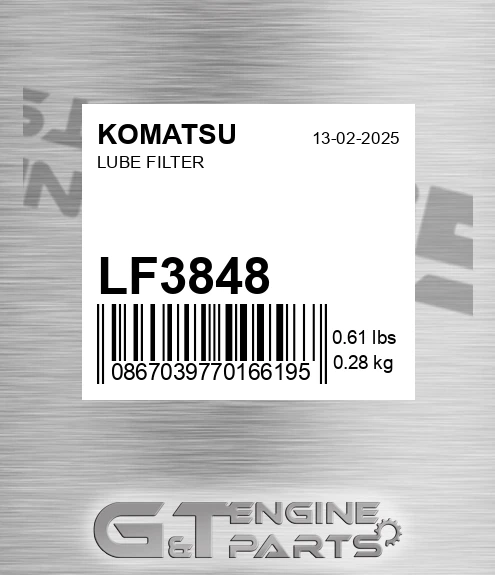 LF3848 Lube Filter