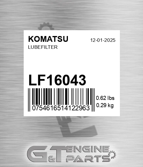 LF16043 Lubefilter