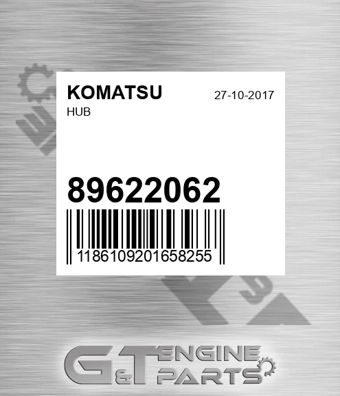 89622062 KOMATSU Hub