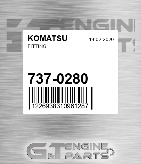 737-0280 Fitting for KOMATSU