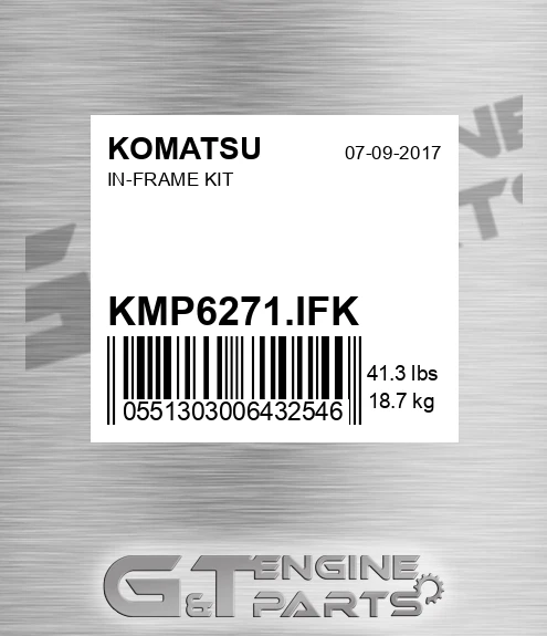 KMP6271.IFK In-frame Kit for KOMATSU