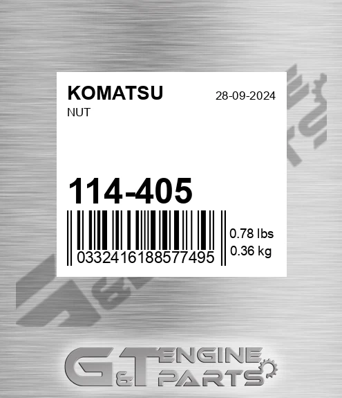 114-405 Nut