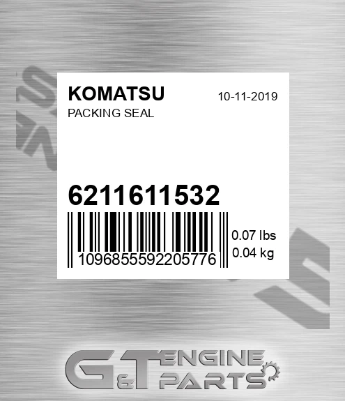6211-61-1532 Seal for KOMATSU