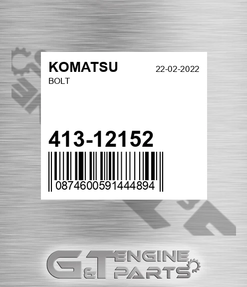 413-12152 KOMATSU Bolt