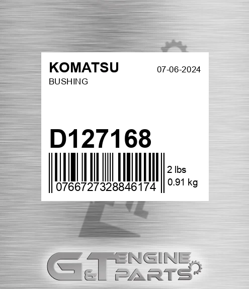 D127168 Bushing