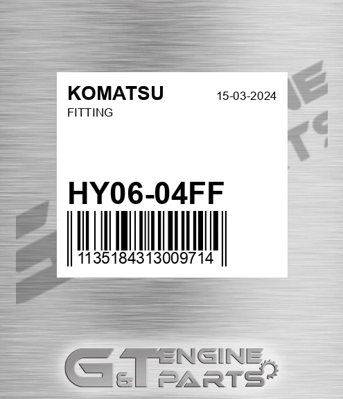 HY06-04FF Fitting