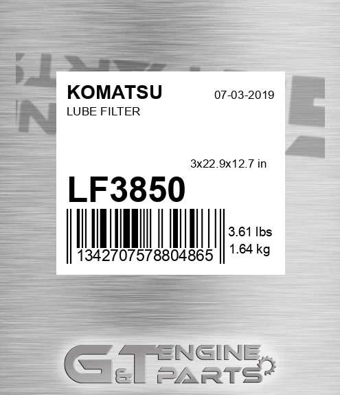 LF3850 Lube Filter