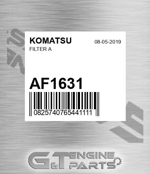 AF1631 Filter A